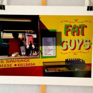 Fine Art Photography Print, “Food Cart 1”, 11X8.5